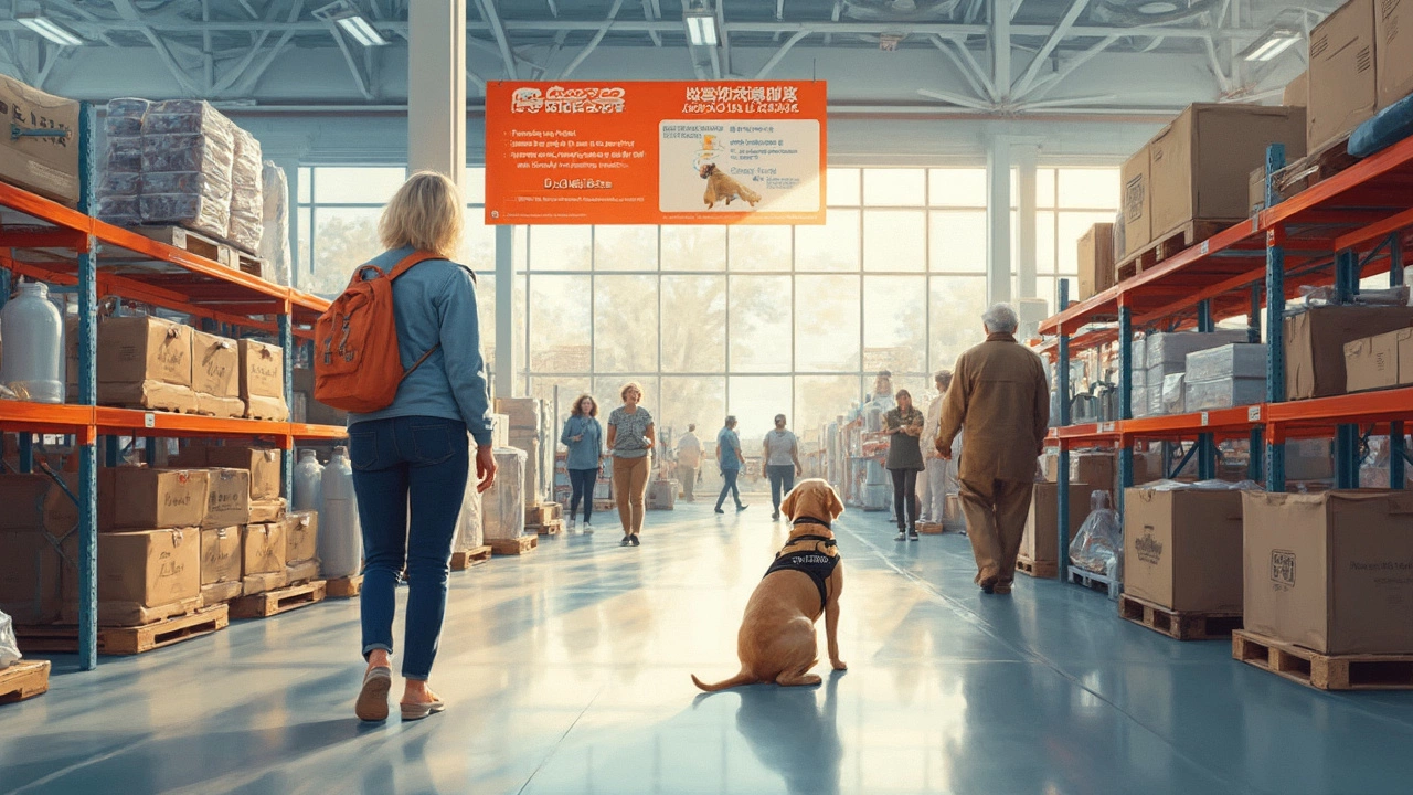 Tips for Shopping With Your Service Dog